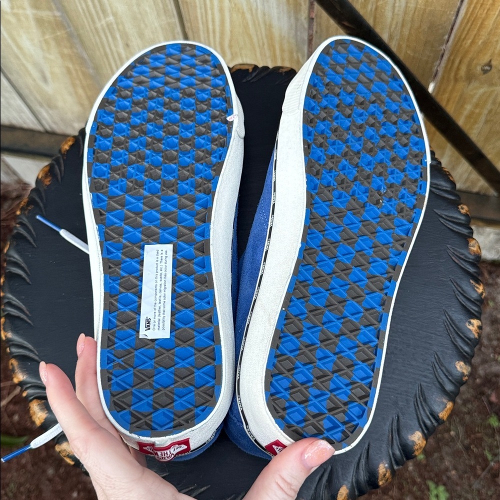 Vans Diamo Ni New Issue suede sneakers in Lapis Blue, size 11.5 - Picture 6 of 6